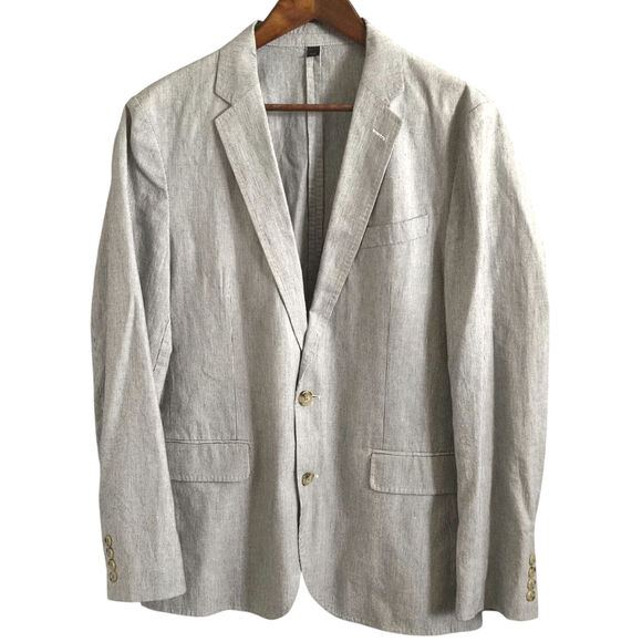 J. Crew Ludlow Linen (Irish cotton-linen blend) Sport Coat Mens Size 38R - Picture 2 of 7